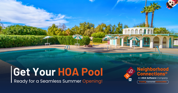 Managing pool operations can be overwhelming, but Neighborhood Connections makes it easier. Our platform helps HOAs streamline communication, coordinate vendor services, and manage resident access, ensuring a stress-free pool reopening.